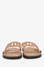 Hermès Brown Suede 'Extra' Sandals Size 38