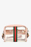 Gucci Pink Leather PVC Mini Ophidia Ghost Crossbody Bag