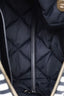 Pre-loved Chanel™ 24M Coco Beach Black/White Striped Nylon Bowling Bag