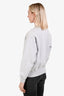 Anine Bing Grey Cotton 'Kate Moss' Graphic Sweatshirt Est Size S