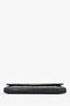 Pre-loved Chanel™ 2016-17 Black Patent Boy Long Wallet