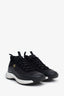 Pre-loved Chanel™ Black Suede Canvas Trim CC Logo Sneakers Size 36.5