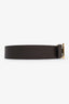 Hermès Brown Leather H Buckle Belt Size 90