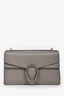 Gucci Grey Pebbled Leather Dionysus Shoulder Bag