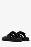 Hermès Black Leather Chypre Sandals Size 39