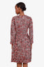 Pre-loved Chanel™ 2010 Red/Multicolour Wool Tweed Faux-jacket Dress Size 36