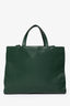 Telfar Green Vegan Leather Large Shopping Tote