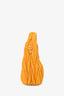 Miu Miu Yellow Suede Leather Wander Matelassé Shoulder Bag With Strap