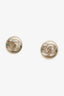 Pre-loved Chanel™ Silver Round CC Stud Earrings