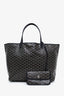 Goyard Black Coated Canvas Goyardine St. Louis PM Tote Bag with Pouch