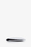 Thom Browne Silver Metallic Grained Leather Bi-fold Wallet