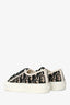 Christian Dior Green Cotton Canvas Oblique Embroidered Walk'N'Dior Sneakers Size 35