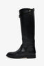 Hermès Black Leather Jumping Boots Size 36.5