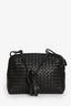 Bottega Veneta Black Intrecciato 'Nodini' Crossbody Bag