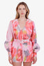Hemant & Nandita Pink Malia Romper Size S