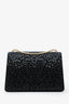Bvlgari Black Crystal Serpenti Forever Small Crossbody Bag