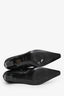Acne Studios Black Patent Trimmed Leather Ankle Boots Size 38