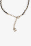 Pre-loved Chanel™ 23C White Resin CC Matelasse Leather Chain Bag Necklace