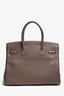 Hermès 2015 Etoupe Togo Birkin 30 SHW