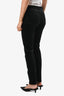Loro Piana Black Velvet Slim Fitted Pants Size 38