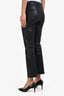Frame Grey Croc Patterned 'Le Crop Mini Boot' Jeans Size 28