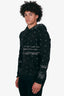 Saint Laurent 2019 Black Paisley Hoodie Print Hoodie Size S Mens