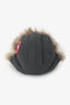 Canada Goose Grey Down Fur Hat Size XL