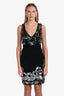 Class Roberto Cavalli Black Sequin Embellished V Neck Sleeveless Dress Size 6 US