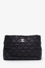 Pre-Loved Chanel™ 2012-13 Black Quilted Leather Love Me Tender Tote Bag