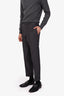 Tom Ford Grey Mohair Silk Trousers Size 48 Mens