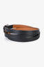 Hermès 2018 Black Swift Leather Triple Tour Behapi Bracelet Size T2
