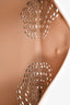 Alaïa Blush Pink Perforated Leather Envelope Clutch