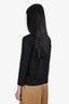 Fendi Black Cotton Monster Eye Applique Long Sleeve Top Estimated Size XS