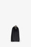 Sac Boy Chanel moyen en cuir caviar gris, collection 2018-2019, d'occasion