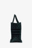 Christian Dior 2020 Green Velvet Cannage Embroidered Medium Book Tote