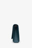 Saint Laurent Teal Grained Leather Small Kate Crossbody Bag