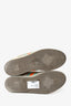 Gucci Beige/Blue Canvas Leather GG Supreme Crystal 'Screener' Sneakers Size 40
