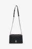 Christian Dior Black Grained Leather Small Diorama Chain Bag