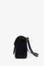 Gucci Black Velvet Matelasse GG Marmont Medium Shoulder Bag