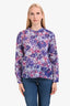 Isabel Marant Etoile Purple Long Sleeve Top Size 40