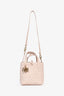 Christian Dior 2025 Rose Poudre Pink Calfskin Small 'Toujours' Vertical Tote Bag
