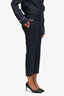 Thom Browne Navy Structured Denim Trousers Size 38