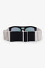 Pre-loved Chanel™ White Rhinestone Ski Goggles