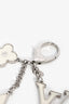 Louis Vuitton Silver Tone/White Fleur D'Epi Charm