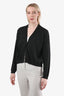 Fabiana Filippi Black Cashmere Single Button Cardigan Size XS