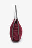 Stella McCartney Burgundy Faux Suede Falabella Tote Bag