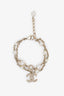 Pre-loved Chanel™ Faux Pearl Multistrand CC Charm Bracelet
