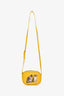 Balenciaga Yellow Leather Everyday Kitten Camera Crossbody Bag