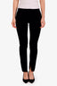 Gucci Black Cotton Straight Leg Skinny Pants Size 38