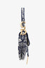 Christian Dior 2021 Navy Toile de Jouy Saddle Bag